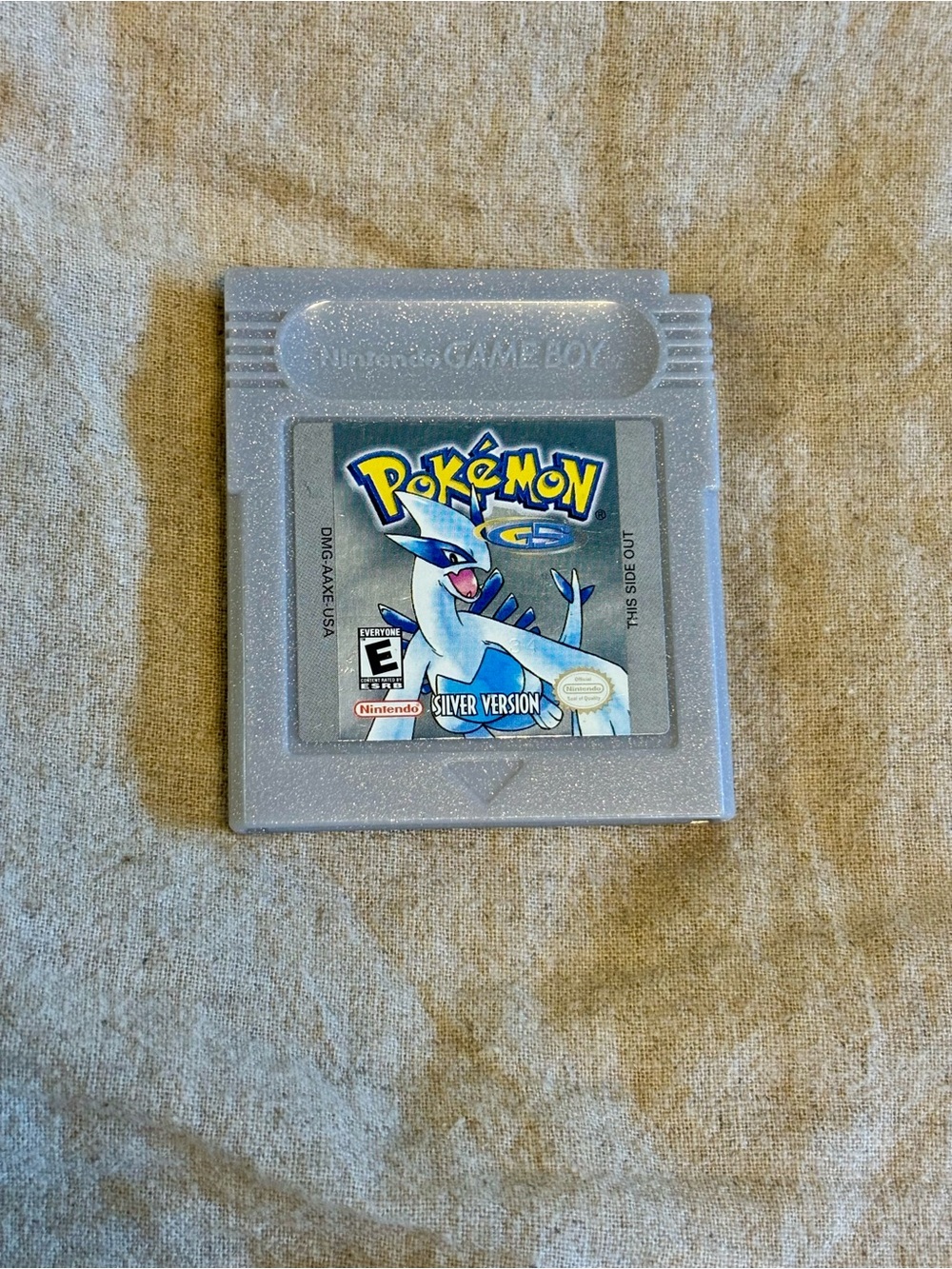 Nintendo Pokémon Silver Version Game Boy Cartridge - Sparkling Silver Label